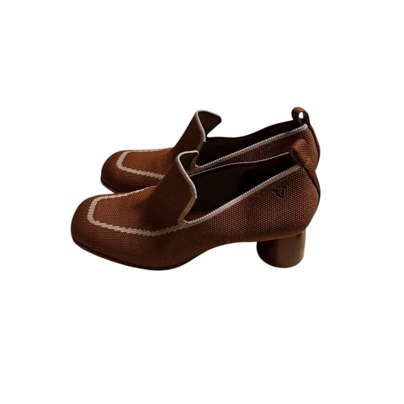 Vivaia Square-Toe Patterned Heels - Picture 2 of 3